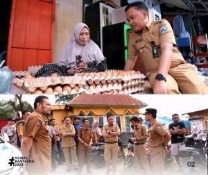 Bupati Bantaeng Ilham Azikin , Giat Tingkatkan Derajat Kesehatan Warganya 2 __Bupati Bantaeng Ilham Azikin sempatkan juga memantau harga bahan pokok di Pasar Banyorang jelang Hari Raya Idul Adha 1444 Hijriah. (Foto: Humas Pemkab Bantaeng)*