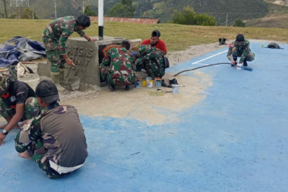 Jelang Kemerdekaan RI, Prajurit Rusa Hitam 721 Turut Berkontribusi Dalam Membangun Papua 16 Screenshot 20230730 120556