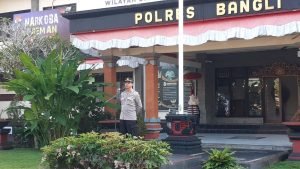 Polres Bangli siagakan personil Polres Bangli dalam rangka pengamanan hari Umanis Galungan. 1 IMG 20230803 WA0023