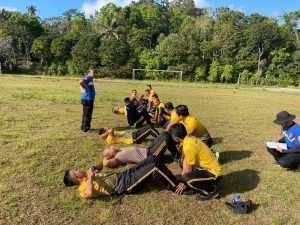 Di hari ke dua, Wakapolres Bangli ikuti Tes Kesamaptaan Jasmani. 1 IMG 20230901 WA0109