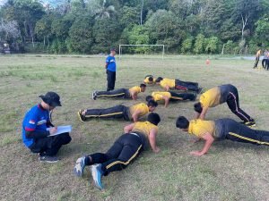 Di hari ke dua, Wakapolres Bangli ikuti Tes Kesamaptaan Jasmani. 2 IMG 20230901 WA0110