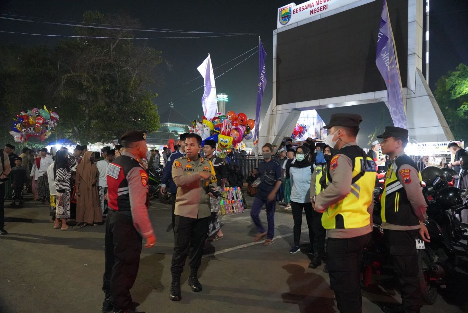 Berkat Kesigapan Tni Polri Acara Jateng Berselawat Di Batang Sukses