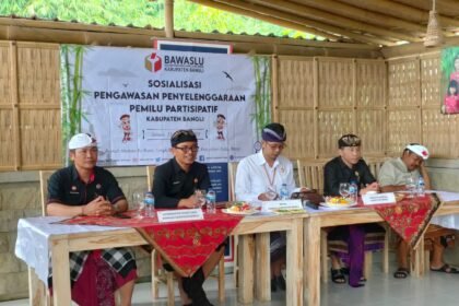 Satgas Preemtif OMB Polres Bangli, amankan sosialisasi pengawasan Pam Pemilu 10 IMG 20231031 WA0205