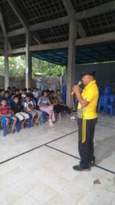 Bhabinkamtibmas Desa Bantas Beri Ceramah Kamtibmas Saat Kegiatan Posyandu Remaja* 1 IMG 20231104 WA0134