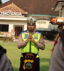 Kasat Lantas Polres Tabanan Pimpin Apel OMB 2023-2024,Tetap Utamakan Keselamatan Diri dalam Berlalu Lintas saat pelaksanaan Giat OMB* 1 IMG 20231107 WA0070