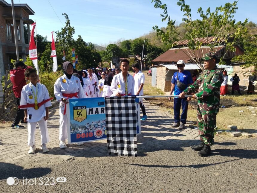 Pawai Kebangsaan di Maronge, Koramil 1607-02/Empang Laksanakan Pengamanan Dan Pengawalan 1 IMG 20240818 WA0034