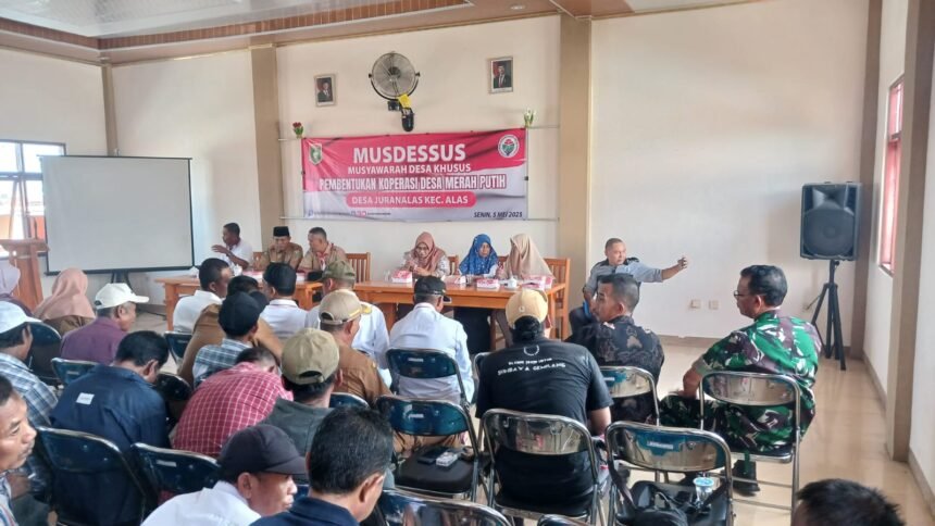 Sertu Musa Dukung Langkah Desa Juranalas Tingkatkan Ekonomi Lewat Koperasi “Merah Putih” 1 IMG 20250505 WA0070