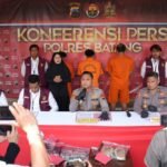 Kapolres Batang AKBP Edi Rahmat Mulyana saat Konferensi Pers di Polres Batang
