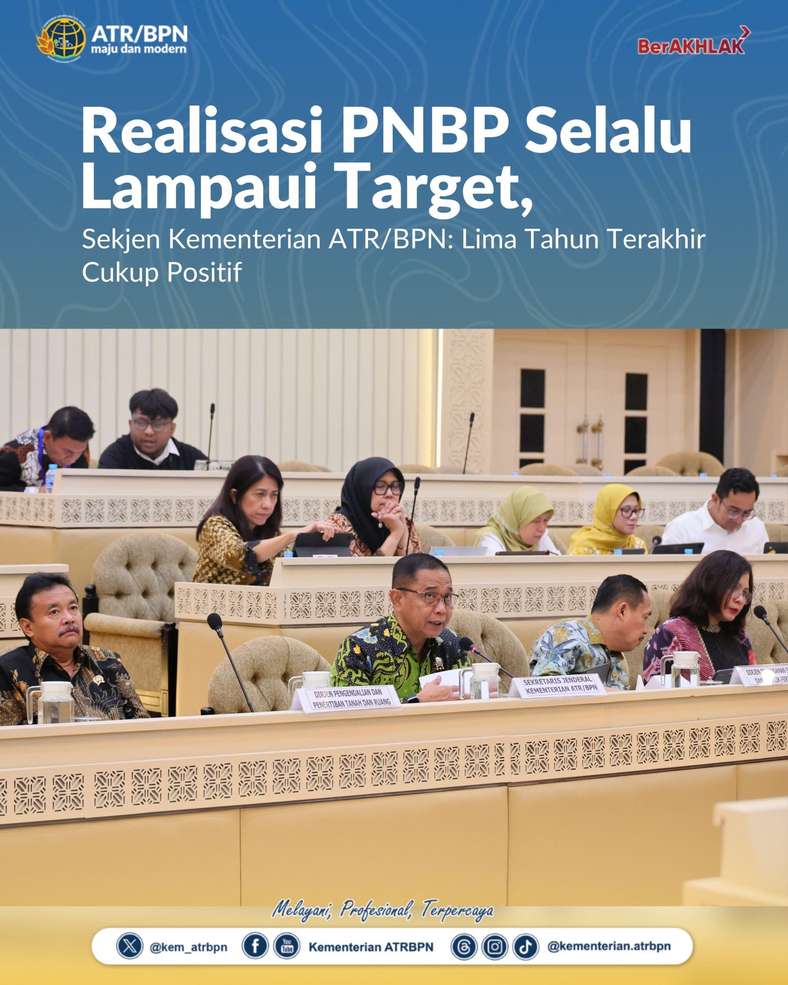Realisasi PNBP Selalu Lampaui Target, Sekjen Kementerian ATR/BPN: Lima Tahun Terakhir Cukup Positif 1 IMG 20250918 WA0003 scaled