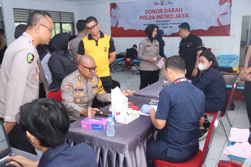 Bakti Sosial Donor Darah Warnai Hari Jadi ke-74 Humas Polri di Polda Metro Jaya 1 IMG 20251022 WA0016