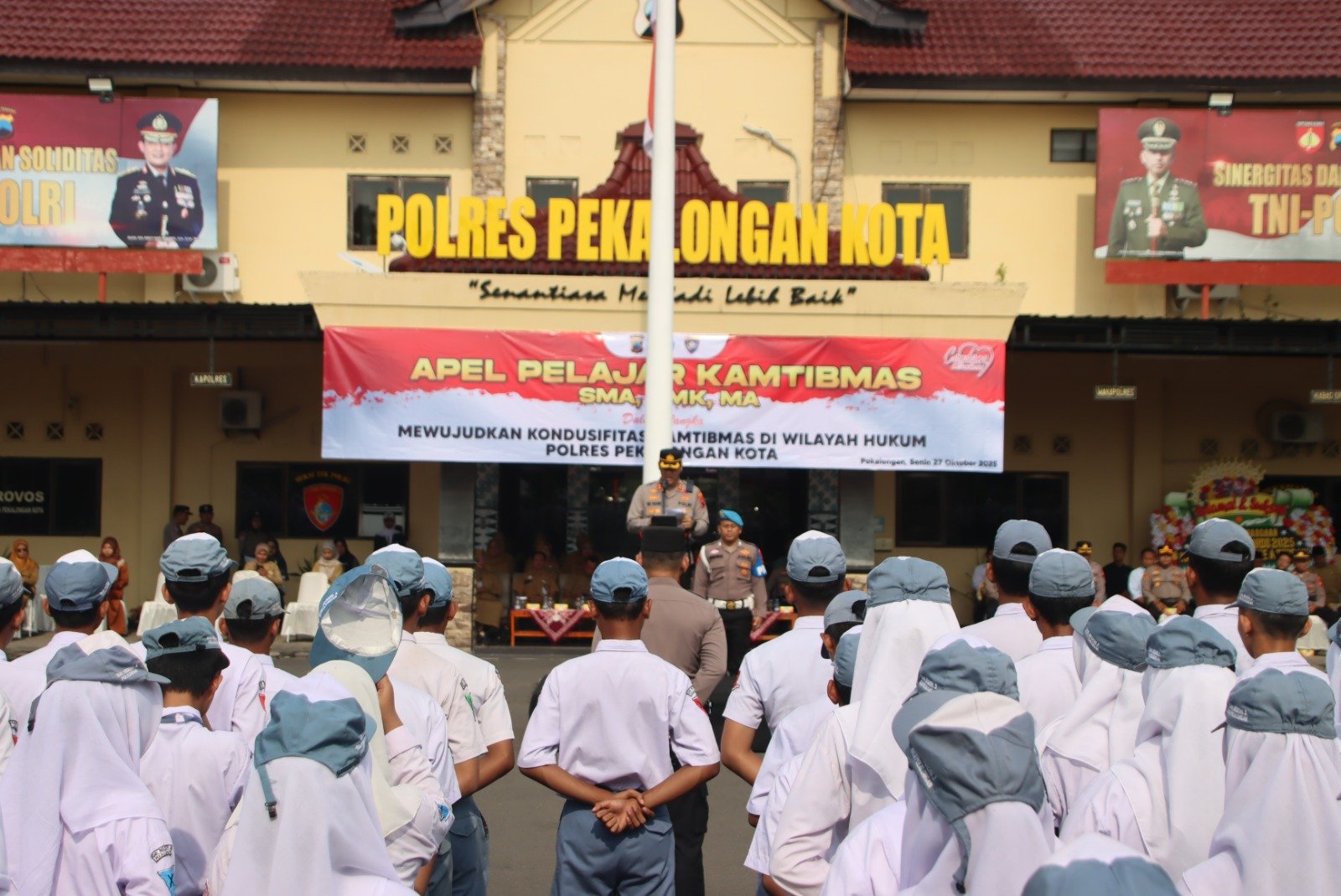 Gelar Apel Pelajar Kamtibmas, Ini Pesan Kapolres Pekalongan Kota! 2 IMG 20251027 WA0065