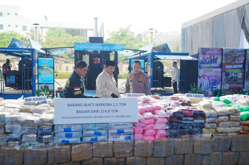 Presiden Pimpin Pemusnahan 214,84 Ton Narkoba oleh Polri, Kapolri: Tindak Lanjut Asta Cita 1 IMG 20251029 WA0038 1