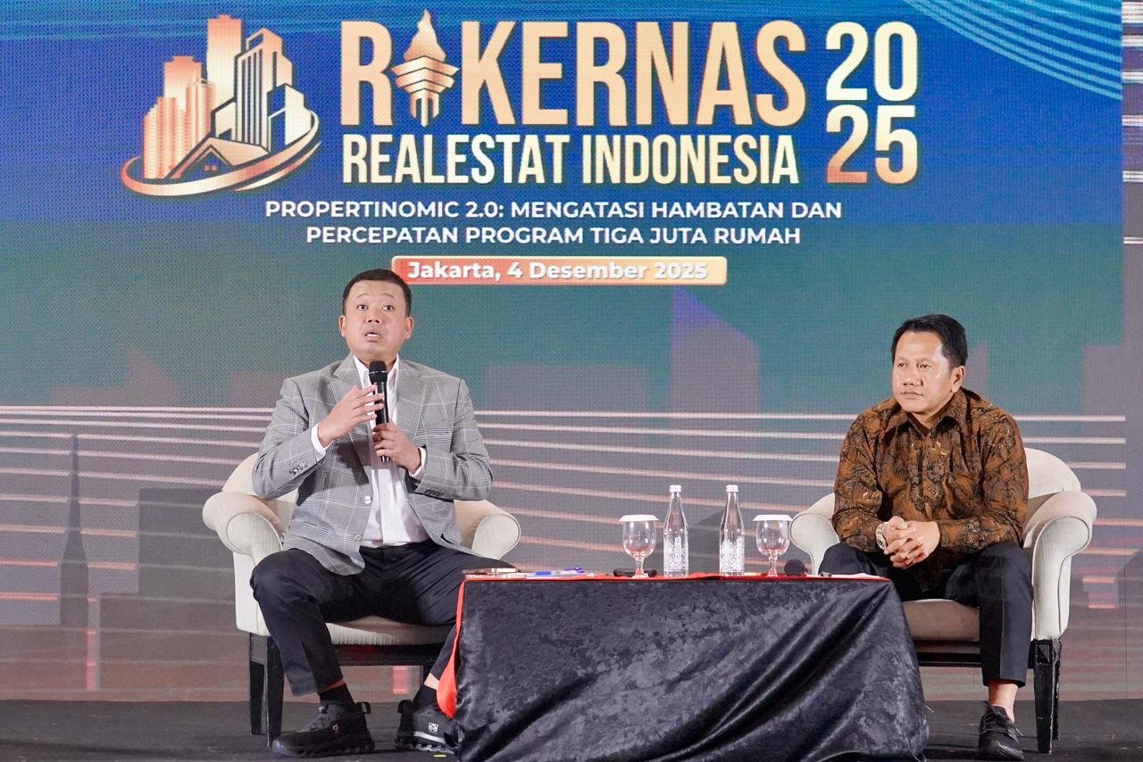 Rakernas REI 2025, Menteri Nusron Ajak Pelaku Industri Perumahan Tidak Lagi Manfaatkan Lahan LP2B 1 IMG 20251212 WA0041