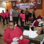 Donor Darah Peringatan HUT Bhayangkara ke-80, Senin (22/6/2026).