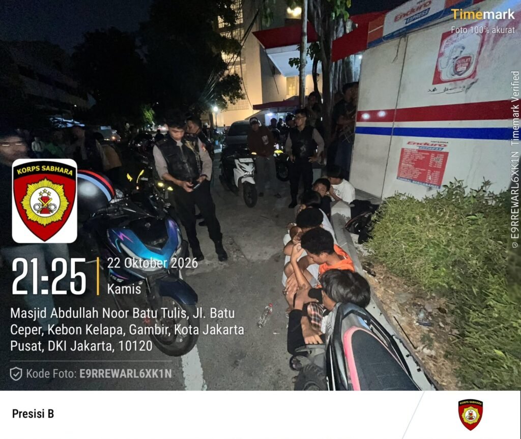 Gagalkan Tawuran di Jaktim dan Jakpus, Polisi Amankan 16 Pemuda dan Senjata Tajam 2 IMG 20261023 WA0279 1