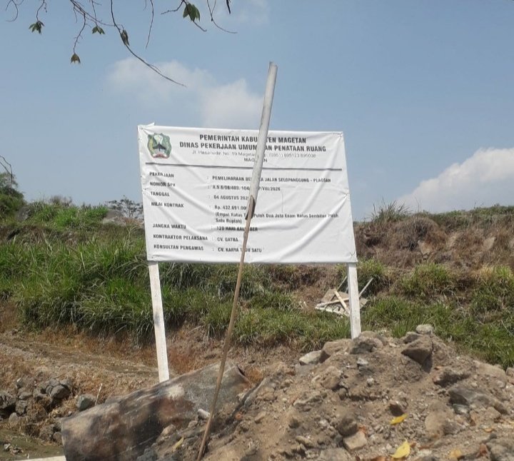 DPUPR Kabupaten Magetan Bidang Bina Marga Lakukan Pekerjaan Pemeliharaan Berkala Jalan Sidomukti Plaosan 2 Screenshot 20261001 212105